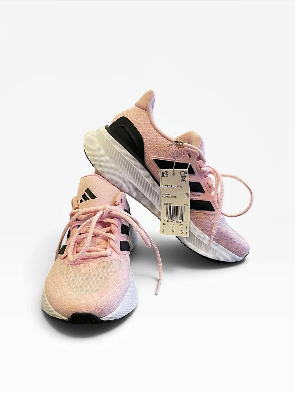 adidas Ultrarun 5 W Pink & Black Athletic Shoes